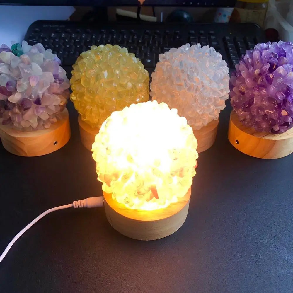 Amethyst Crystal Lamp