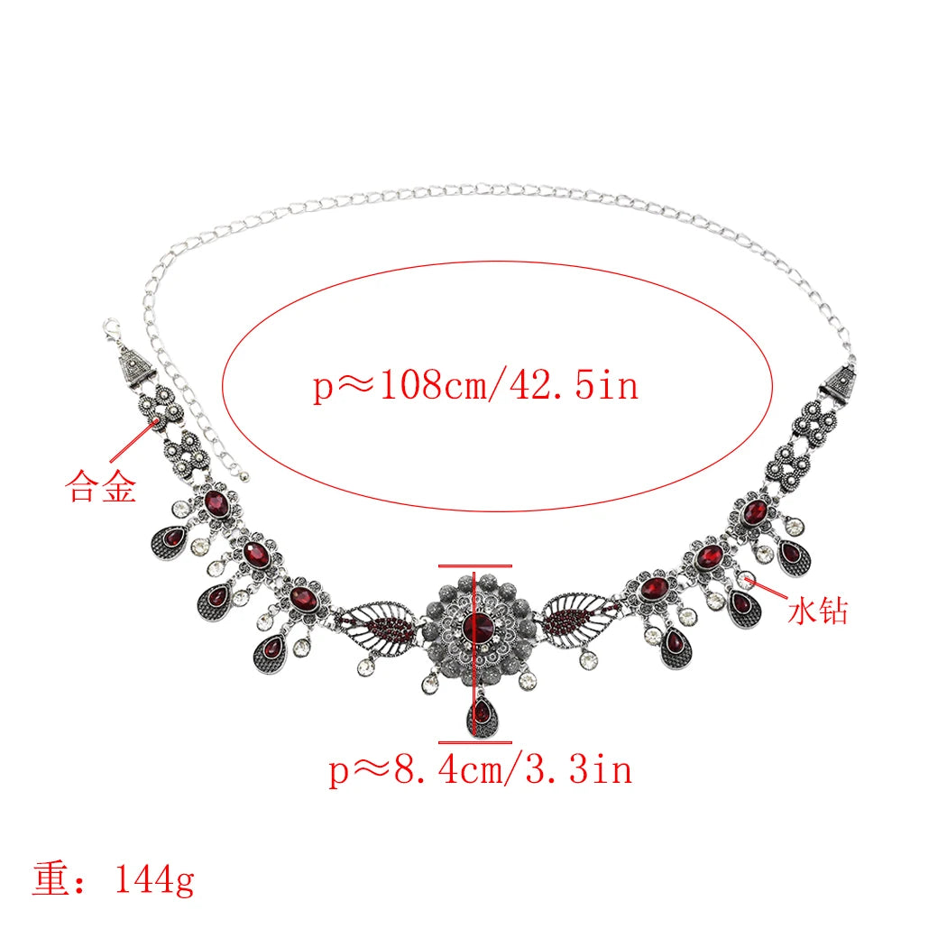 Tidebloom Crystal Waist Chain