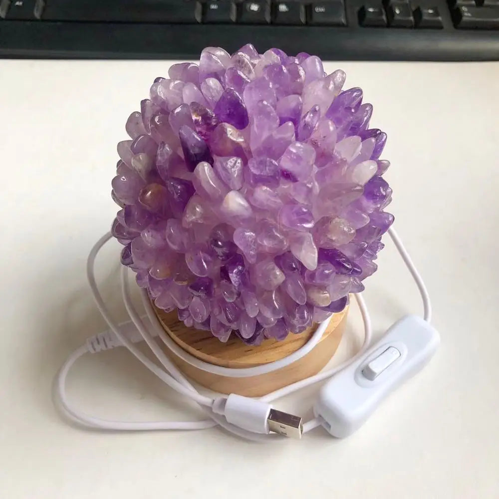 Amethyst Crystal Lamp