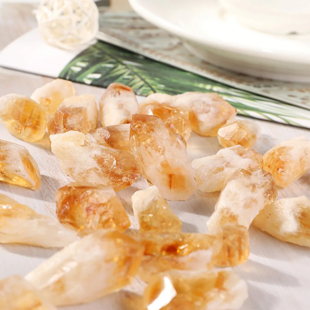 Rough Citrine Crystal Stones