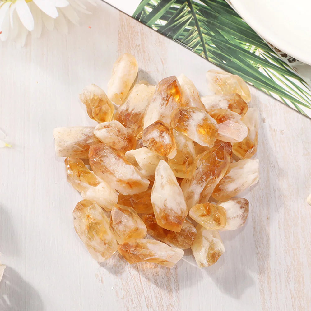 Rough Citrine Crystal Stones
