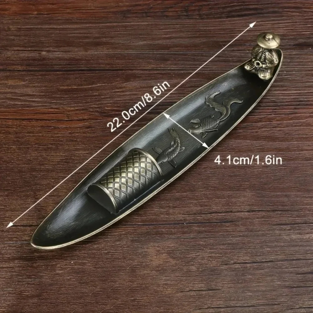 Japanese-Style Boat Incense Holder