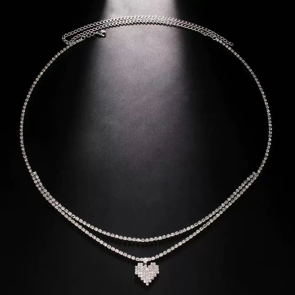 Sea Glass Double-Chain Waist Chain