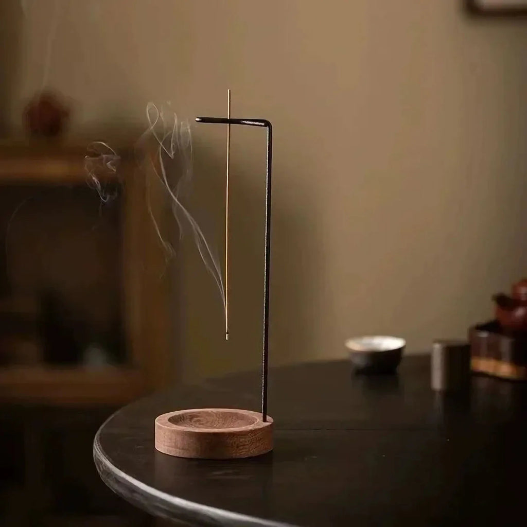 Upside-Down Wooden Incense Burner