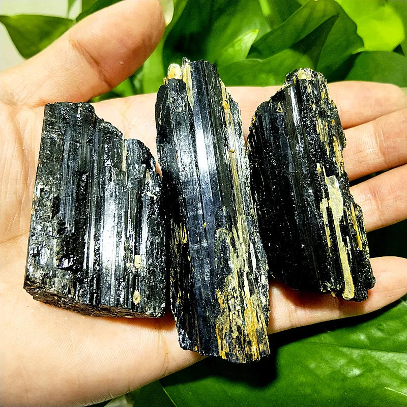 Black Tourmaline Raw Crystal Specimen