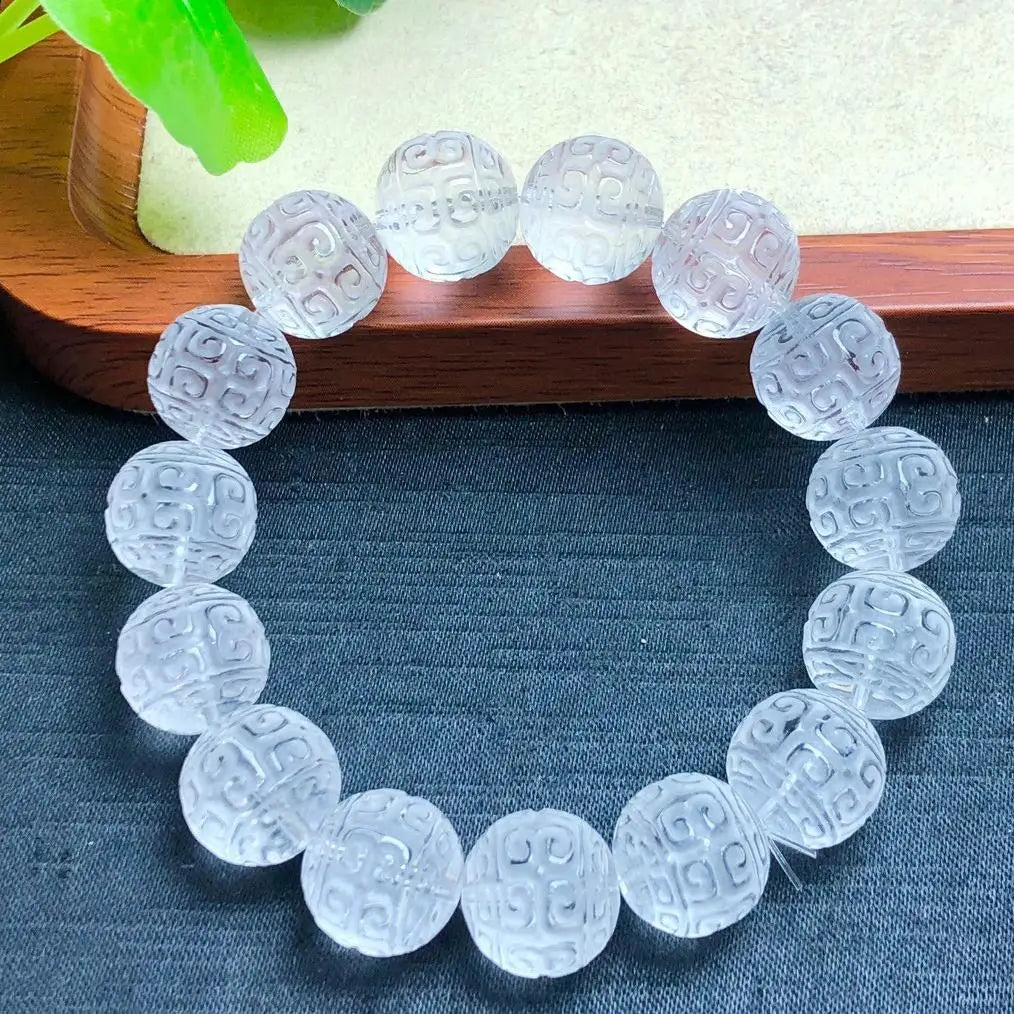 Clear Quartz Bead Bracelet
