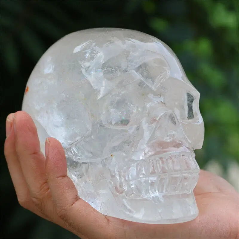 Clear Quartz Crystal Skull