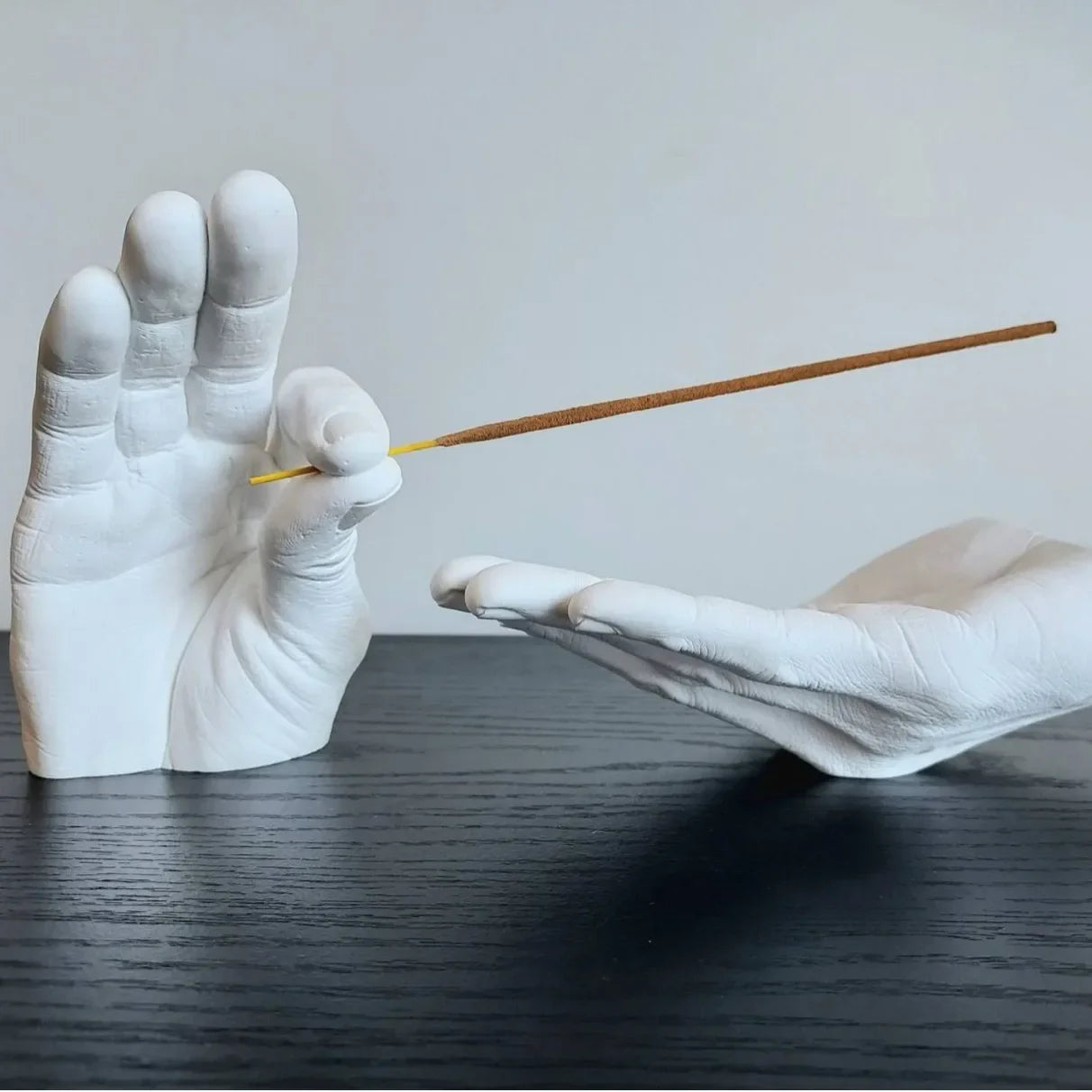 Hand Statue Incense Holder Set