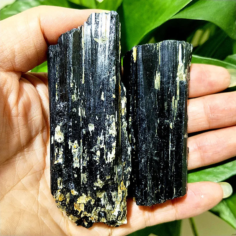 Black Tourmaline Raw Crystal Specimen