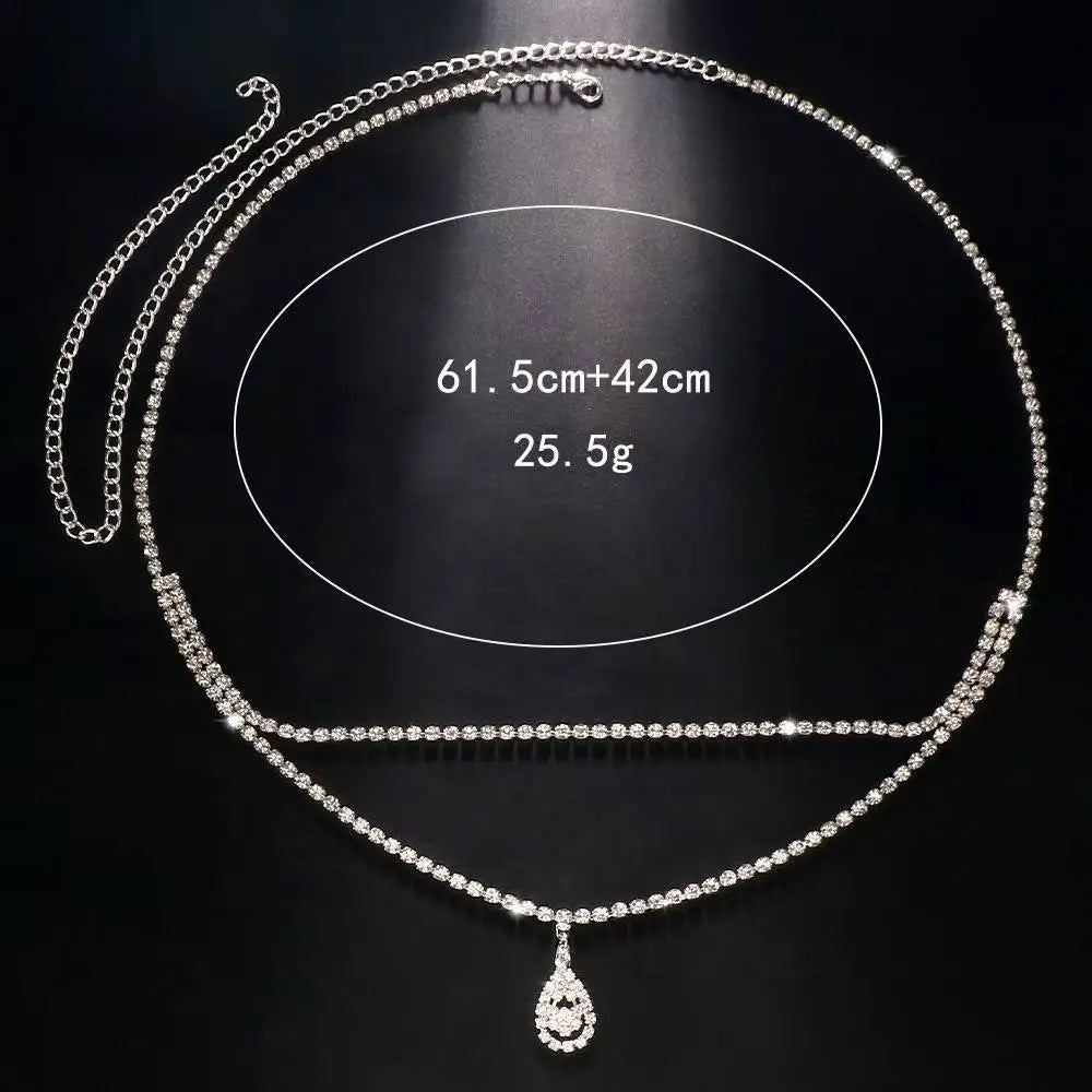 Sea Glass Double-Chain Waist Chain