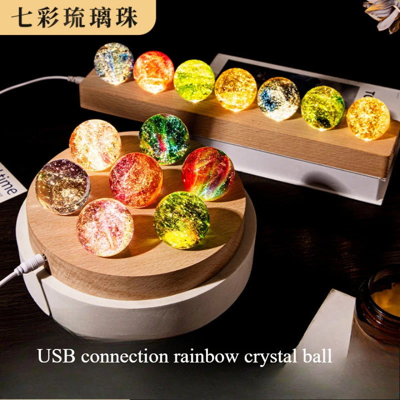 Crystal Planet Ball Décor