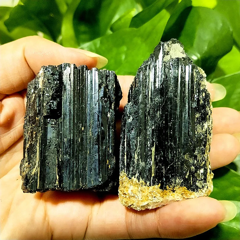 Black Tourmaline Raw Crystal Specimen
