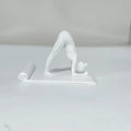Buns Up! Yoga Girl Phone Stand — Sculptural Desktop Holder