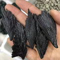 Black Tourmaline Quartz Flame Cluster