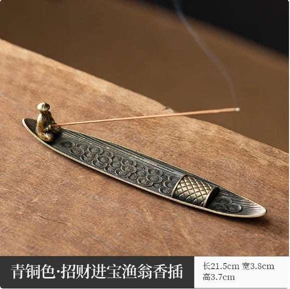 Japanese-Style Boat Incense Holder