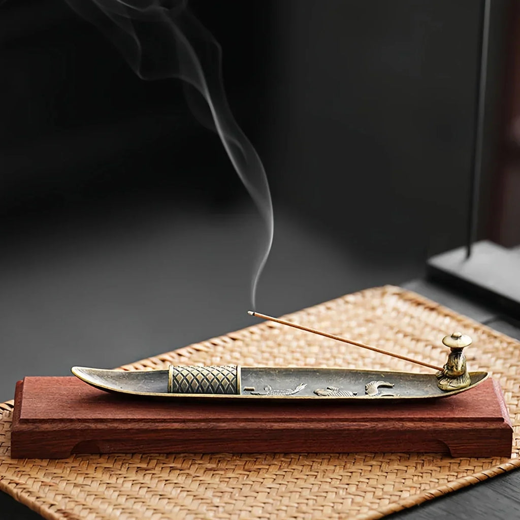 Japanese-Style Boat Incense Holder