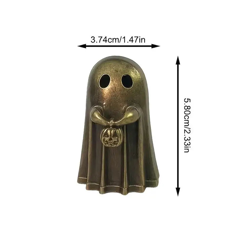Salt & Fire Pumpkin Ghost Incense Holder