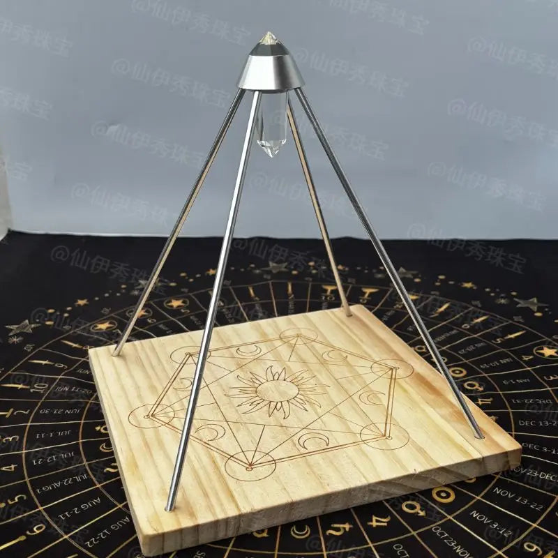 Crystal Pyramid Display Stand