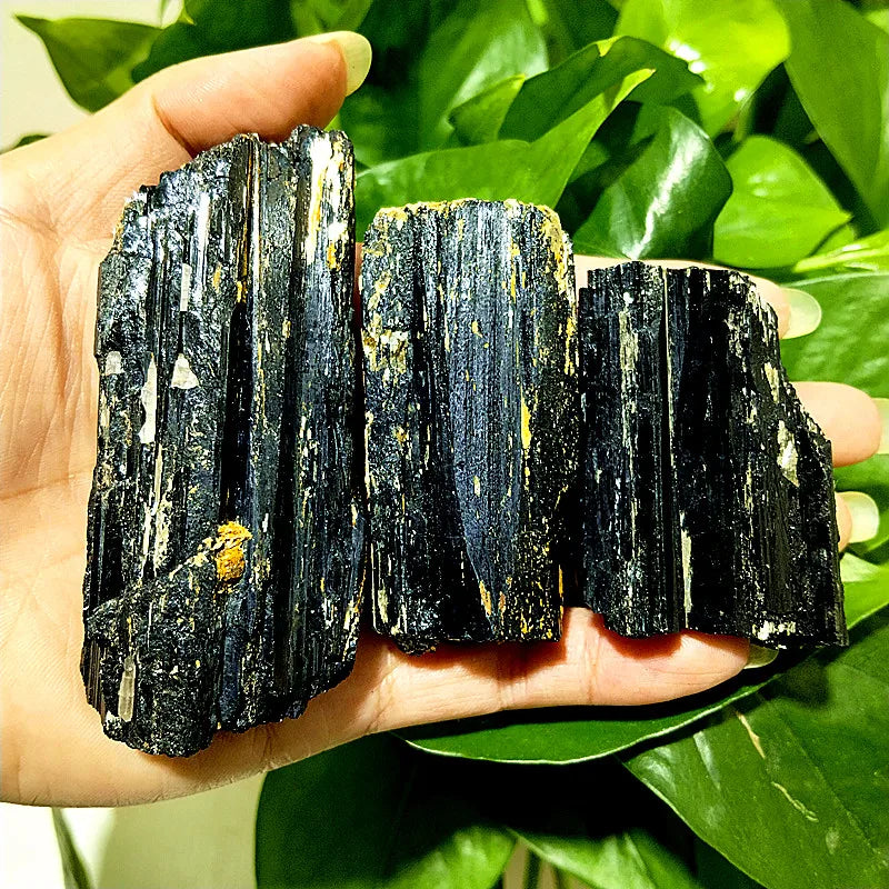 Black Tourmaline Raw Crystal Specimen