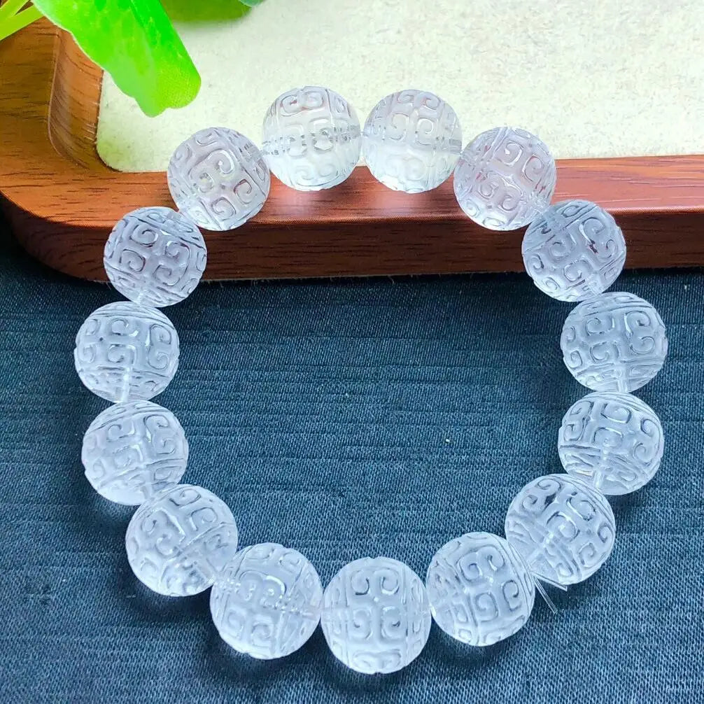 Clear Quartz Bead Bracelet
