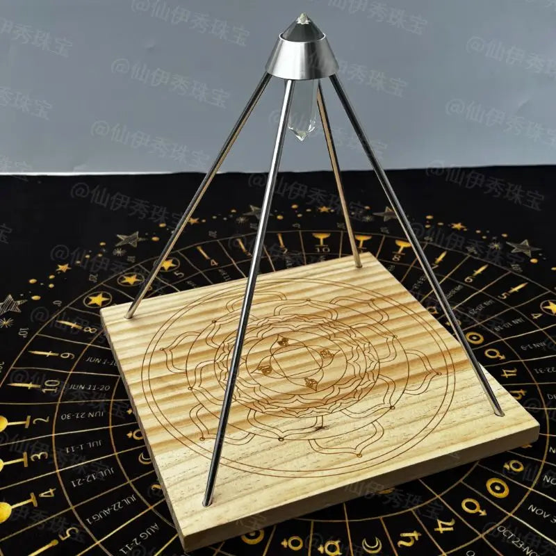 Crystal Pyramid Display Stand