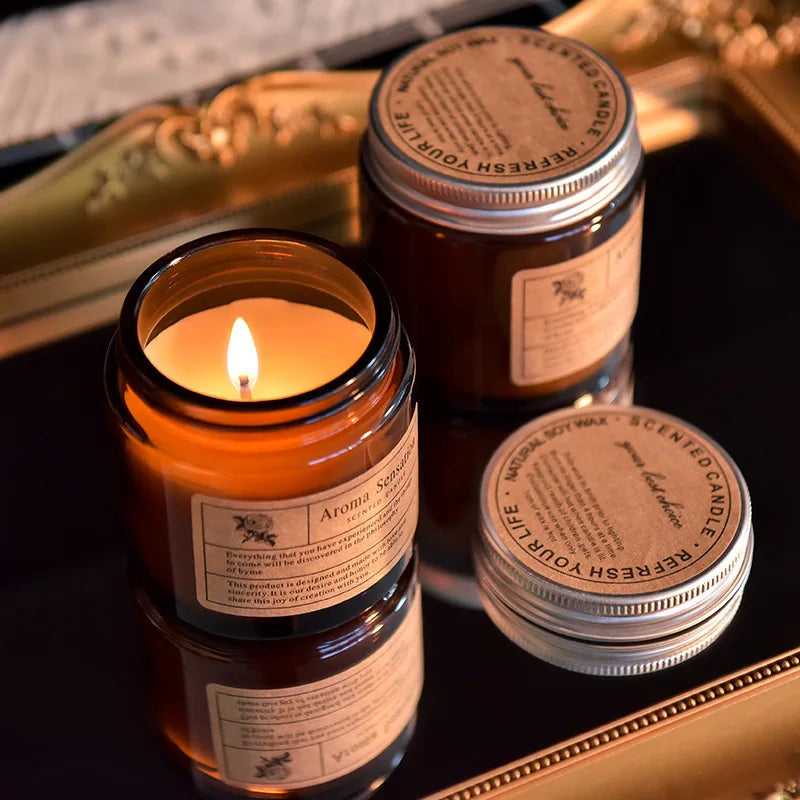 Salt & Fire Scented Soy Candle