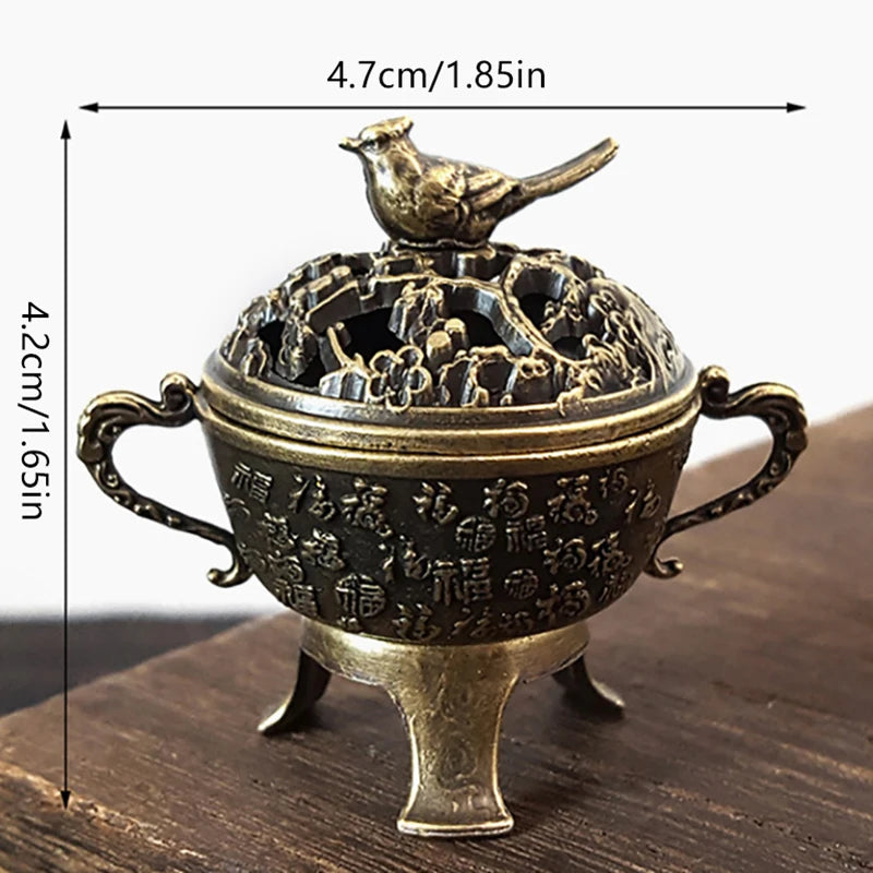 Antique Metal Incense Burner