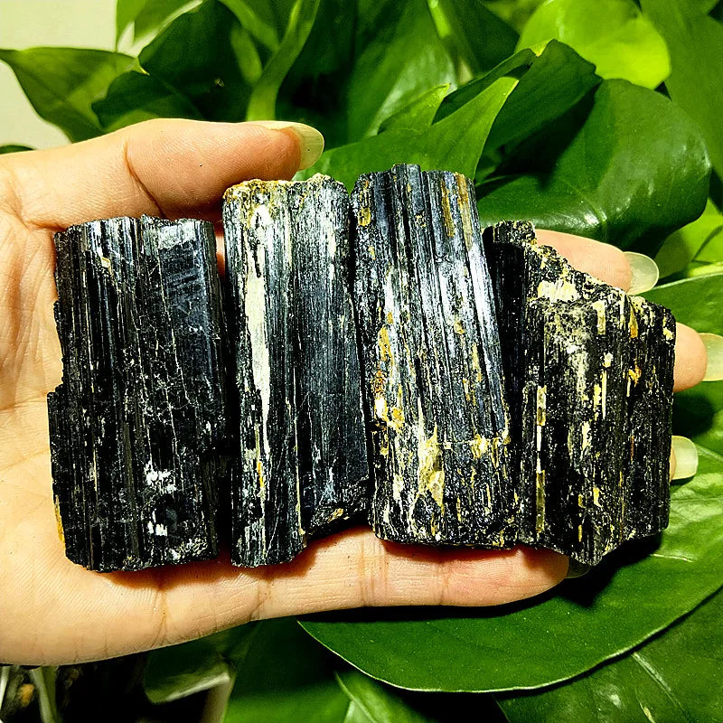 Black Tourmaline Raw Crystal Specimen