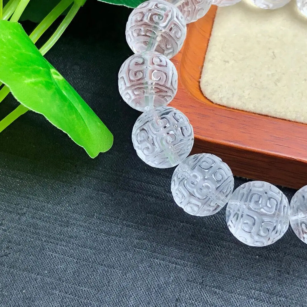 Clear Quartz Bead Bracelet