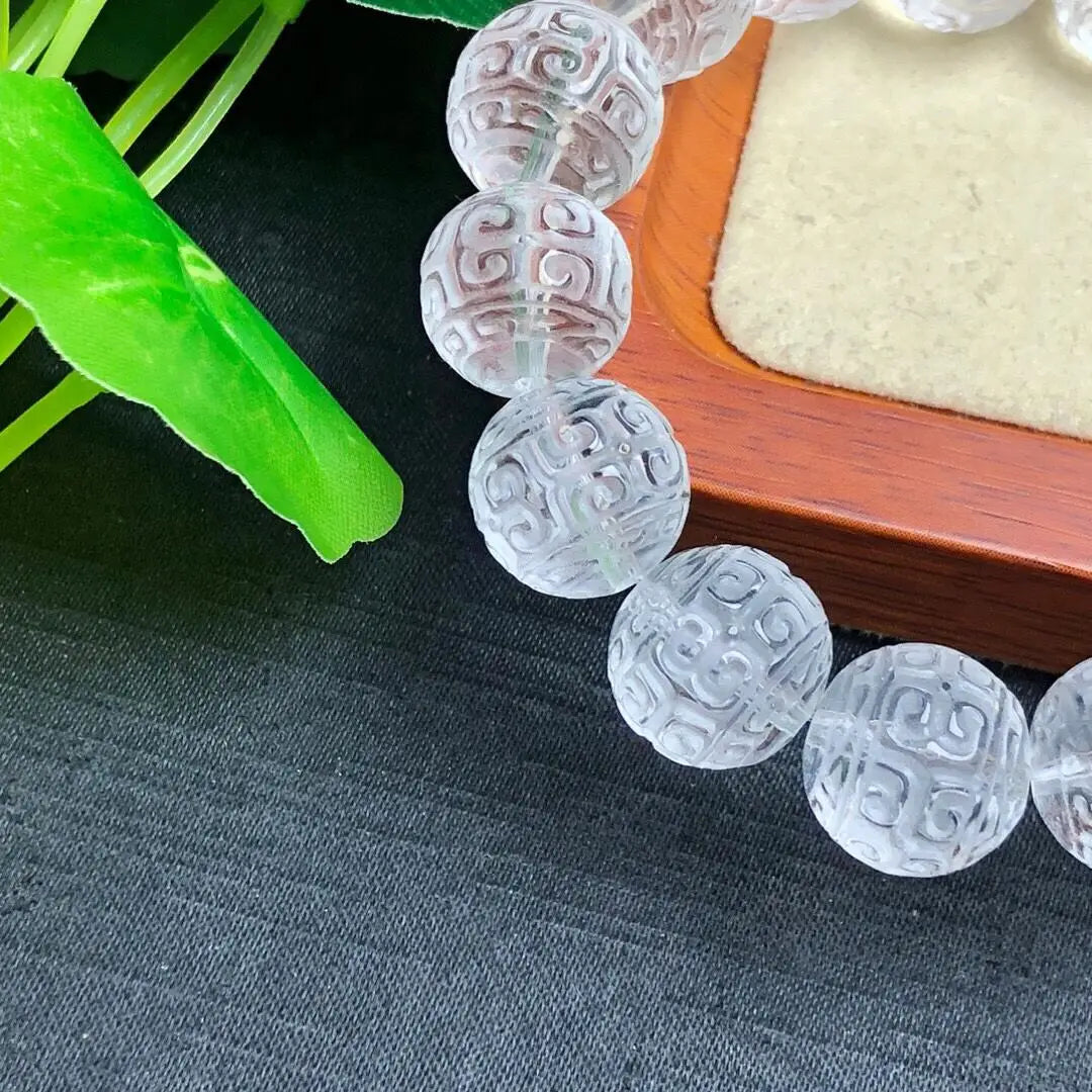 Clear Quartz Bead Bracelet