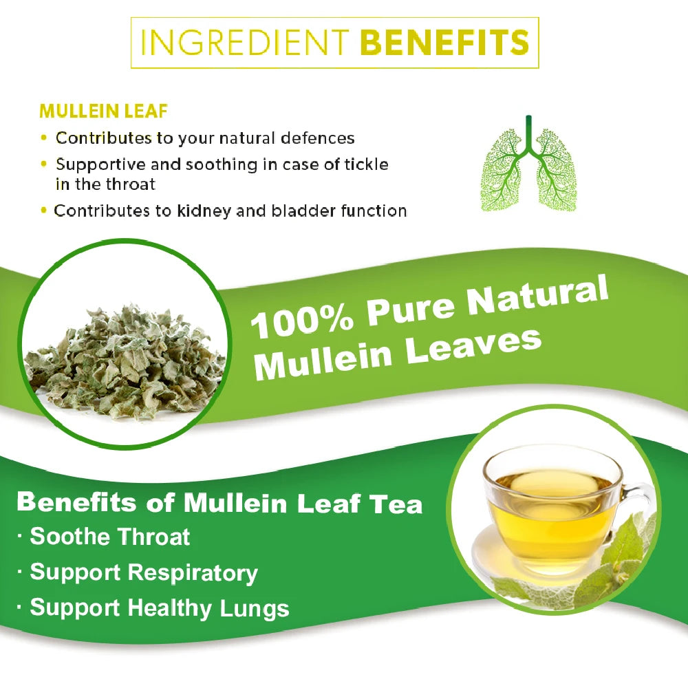 Mullein Leaf Herbal Tea — Caffeine-Free