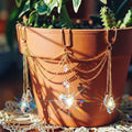 Heart-Shaped Beads Crystal Prisms Sun Catcher Reflective Colorful Hanging Pot Crystal Exquisite Handmade Craft
