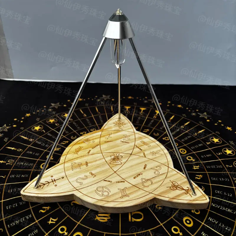 Crystal Pyramid Display Stand