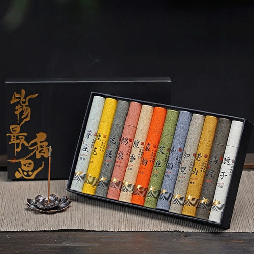 12-Scent Natural Incense Gift Box