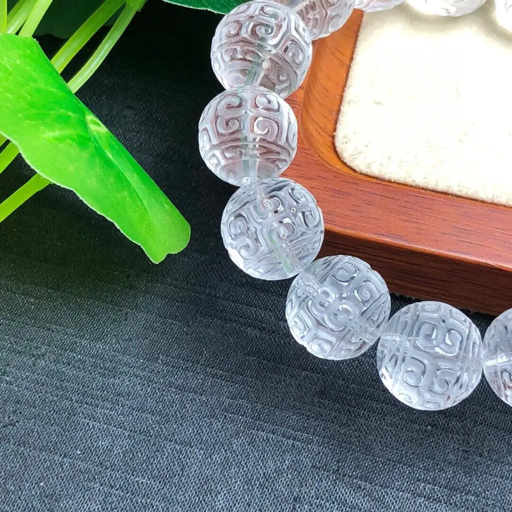 Clear Quartz Bead Bracelet