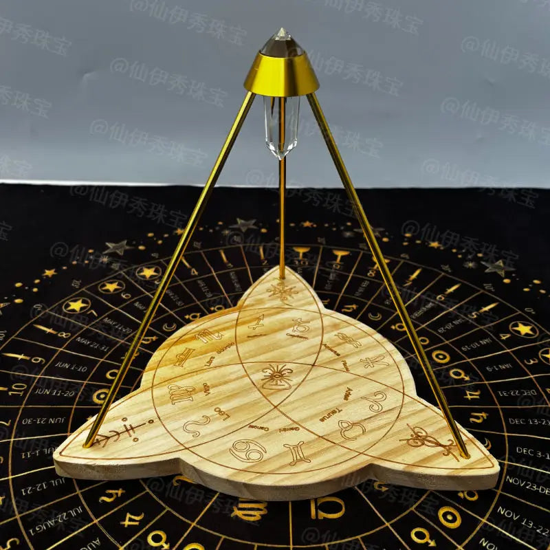 Crystal Pyramid Display Stand