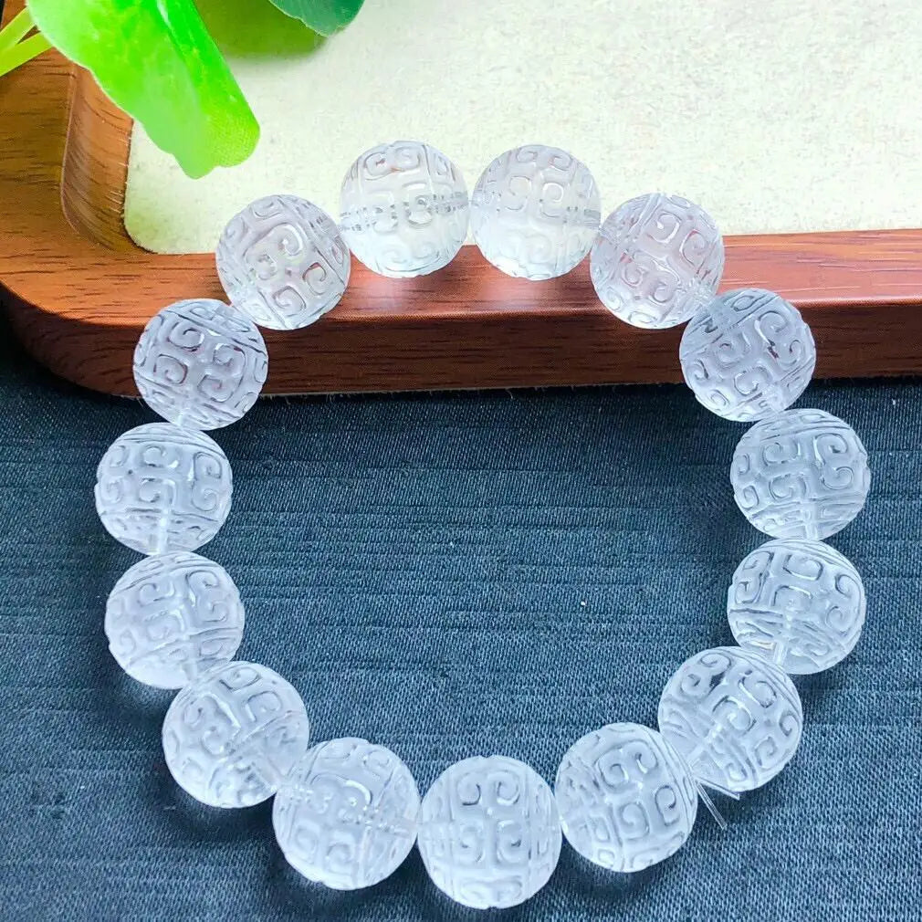 Clear Quartz Bead Bracelet