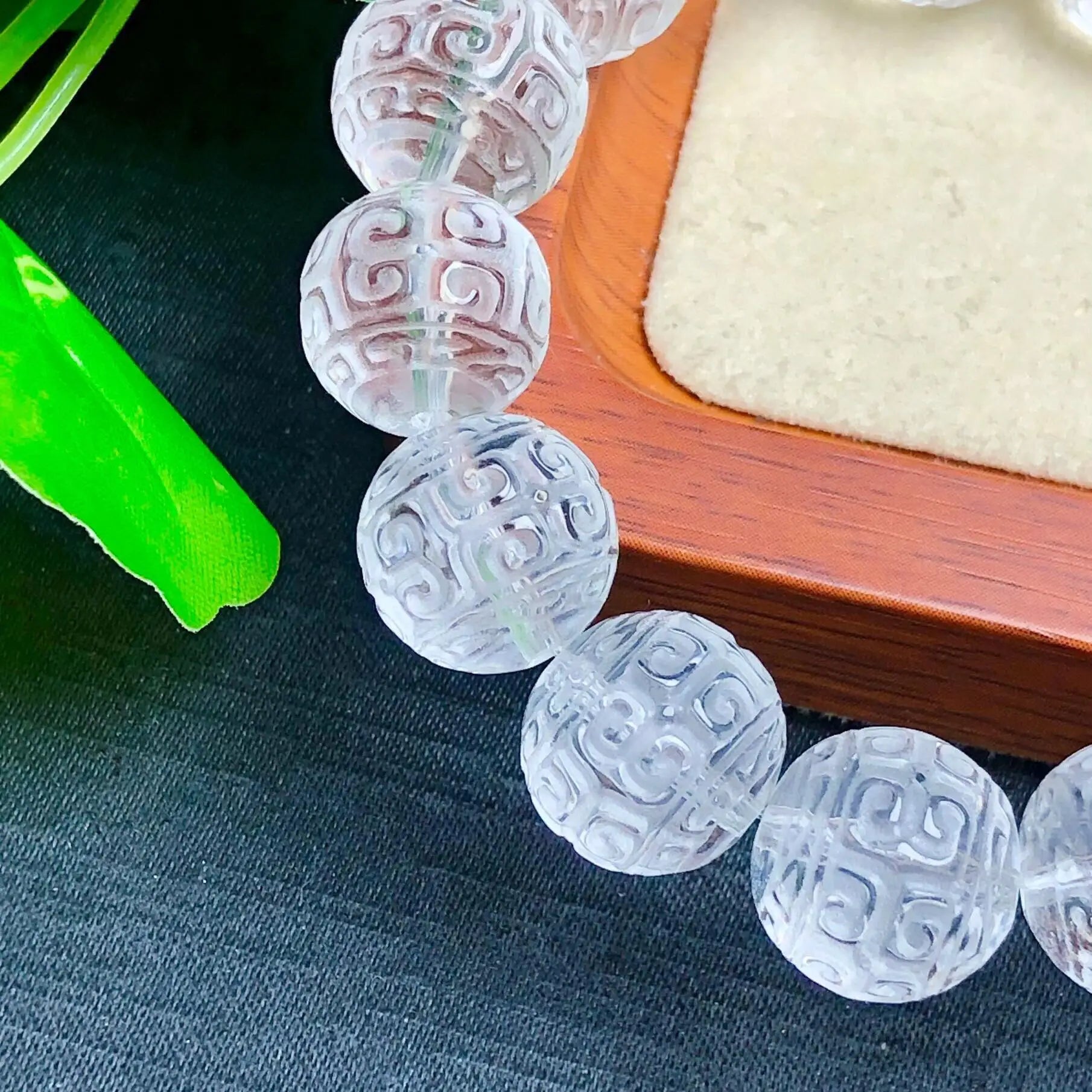 Clear Quartz Bead Bracelet