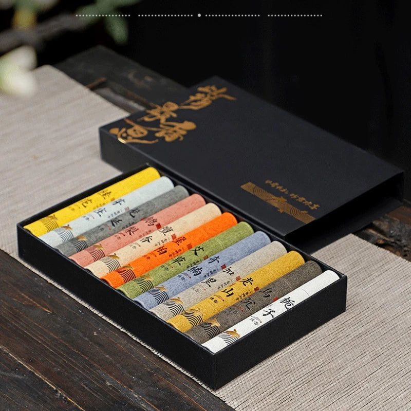 12-Scent Natural Incense Gift Box