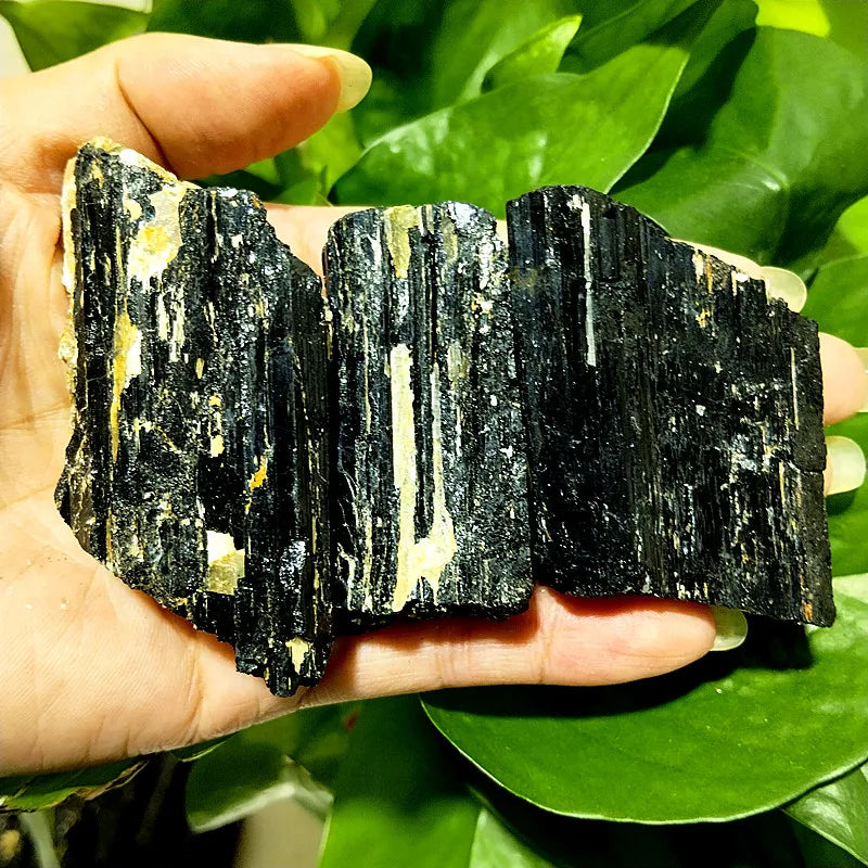 Black Tourmaline Raw Crystal Specimen
