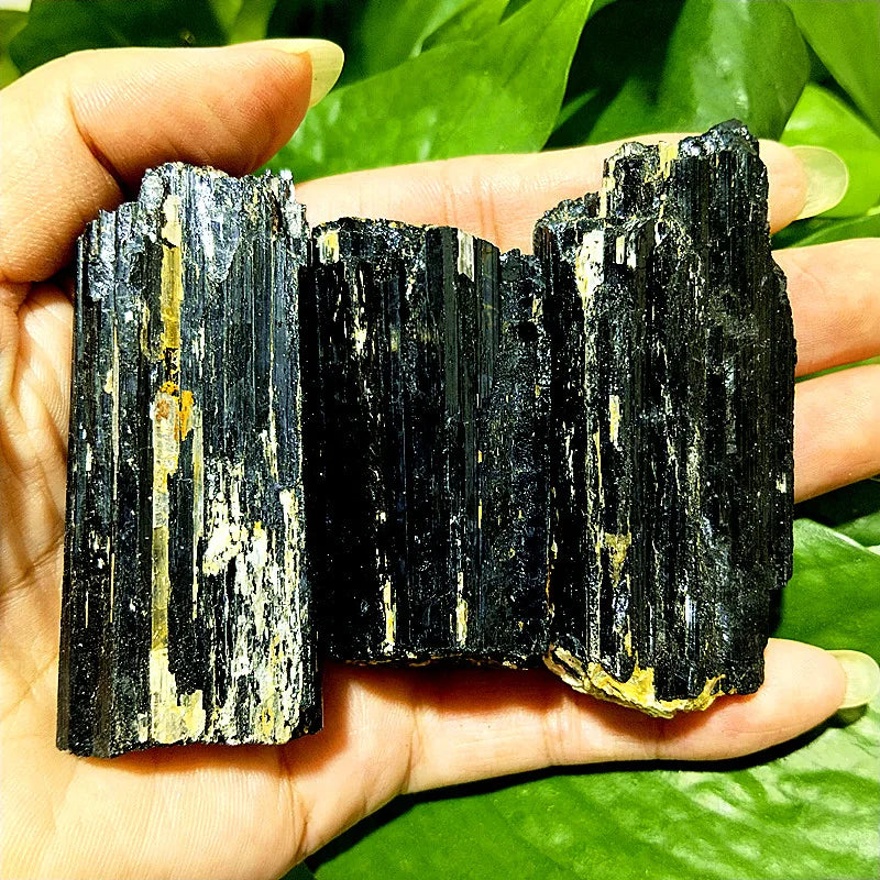 Black Tourmaline Raw Crystal Specimen