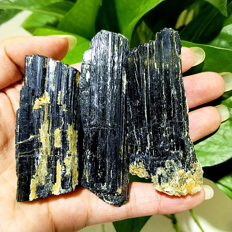 Black Tourmaline Raw Crystal Specimen