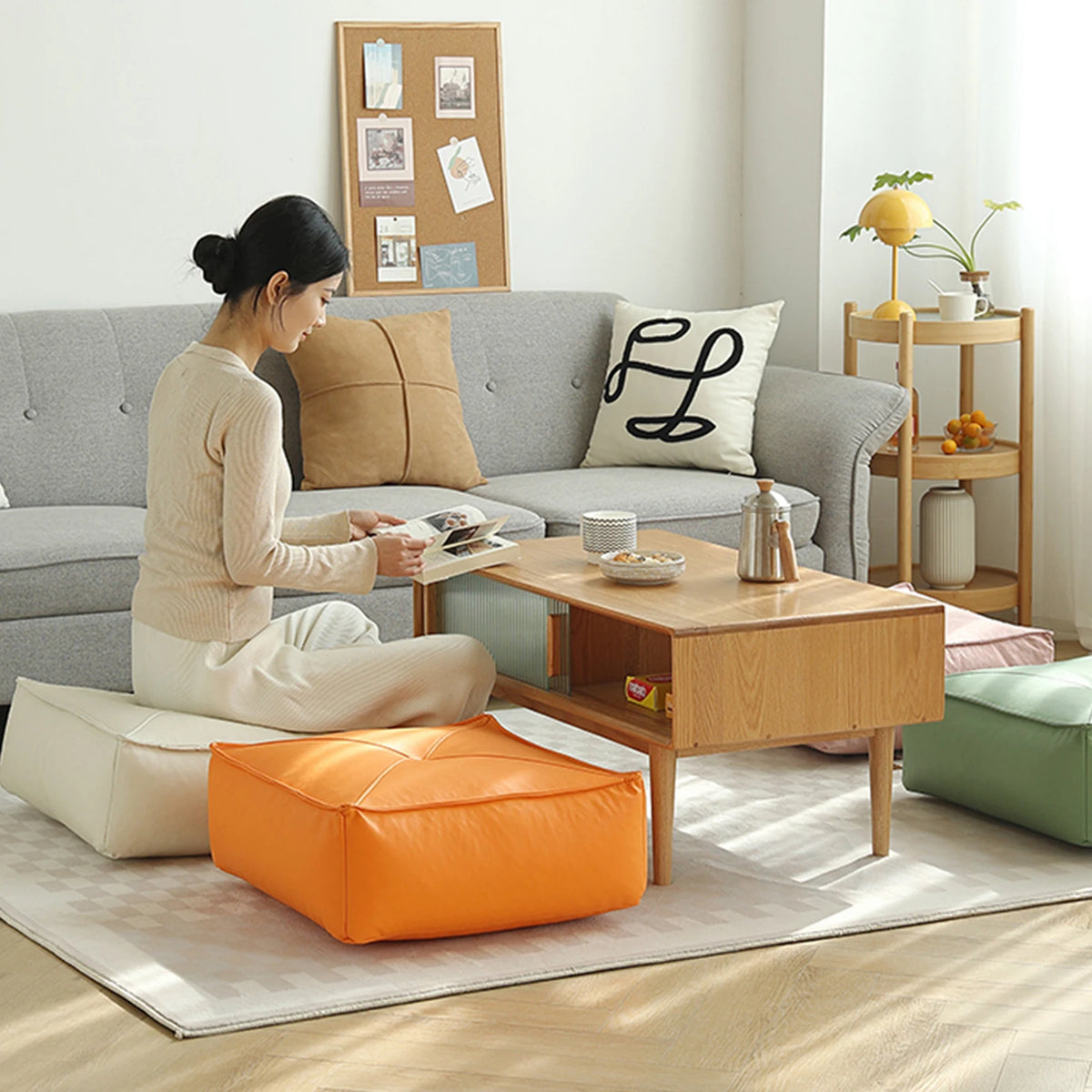 Japanese-Style Floor Cushion