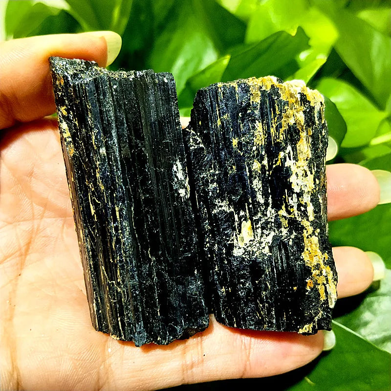 Black Tourmaline Raw Crystal Specimen