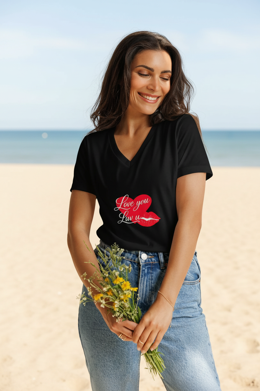 Love You Luv U beach fashion photo